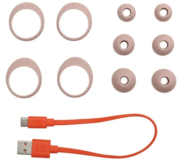 Наушники JBL Live Free NC+ (розовое золото)