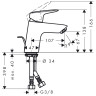 Смеситель Hansgrohe Logis 71077000