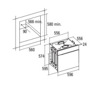 Духовой шкаф CATA MRA 7108 WH
