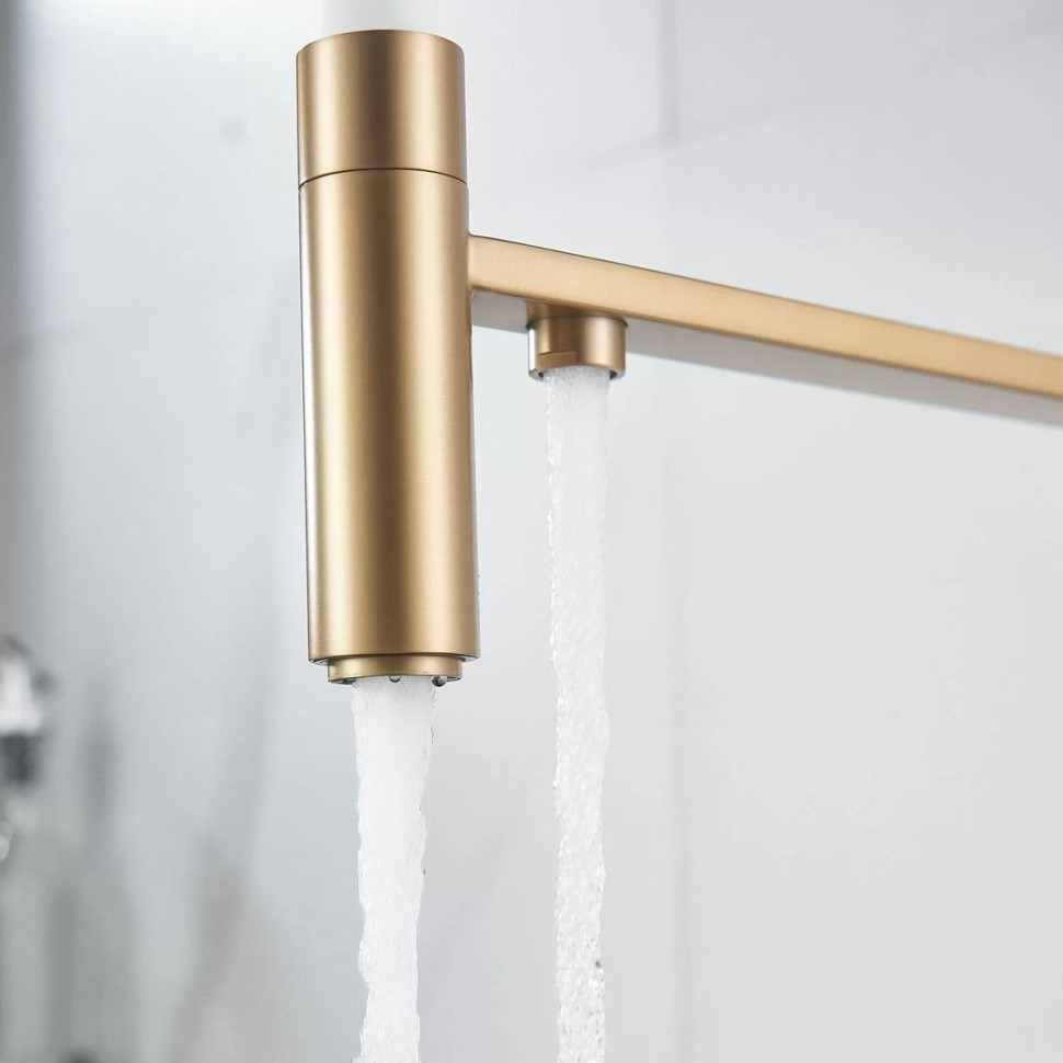 Смеситель Shevanik S178G (золотой сатин)