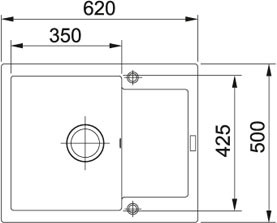 Кухонная мойка Franke MRG 611C шоколад