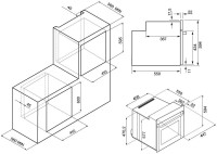 Духовой шкаф Krona Linde 45 BL
