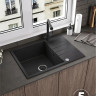 Кухонная мойка Polygran Deka 700 (черный)