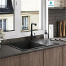 Кухонная мойка Polygran Deka 700 (черный)