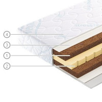 Наматрасник Vegas Кокос Микс 160x200