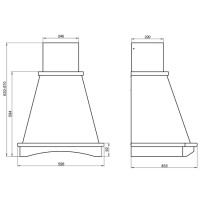 Вытяжка Elikor FL 6634 W1