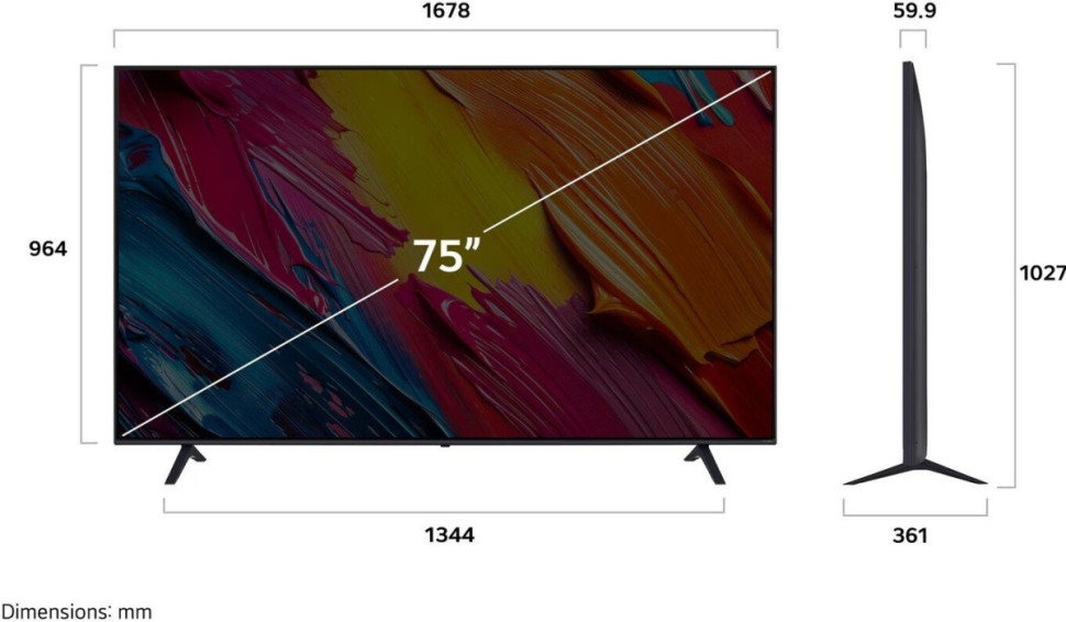 Телевизор LG QNED AI QNED70 75QNED70A6A