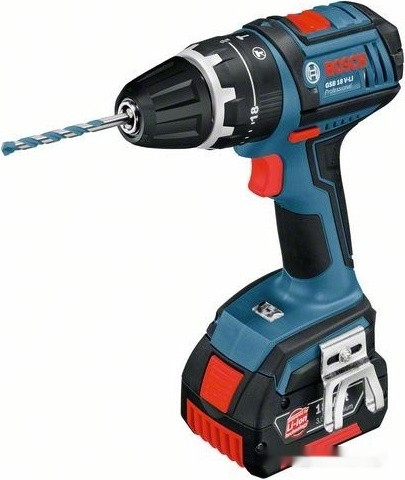 Ударная дрель-шуруповерт Bosch GSB 14.4 V-LI Professional 0601867002 (с 2-мя АКБ, кейс)