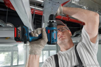 Ударная дрель-шуруповерт Bosch GSB 14.4 V-LI Professional 0601867002 (с 2-мя АКБ, кейс)