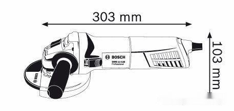 Угловая шлифмашина Bosch GWS 11-125 Professional 060179D002