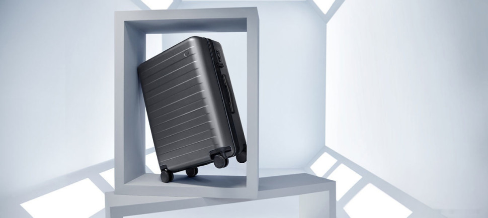 Чемодан-спиннер Ninetygo Rhine PRO Luggage 20" (синий)