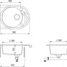 Кухонная мойка AquaSanita Clarus SR102AW alba 710