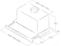 Вытяжка Elica Elite 14 Lux BL/A/50 PRF0081870B
