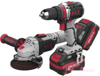 P.I.T. P0001-02 (шуруповерт, болгарка, 2 АКБ, кейс)