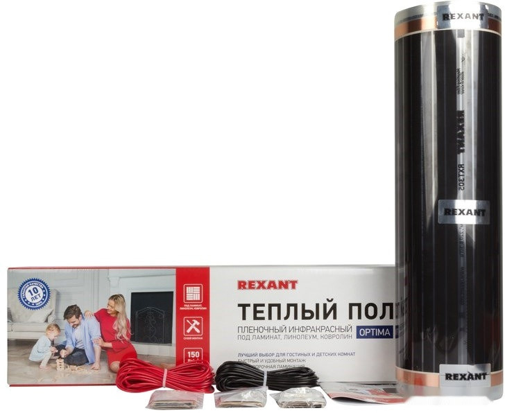 Теплый пол Rexant Optima 150 3 кв.м. 450 Вт
