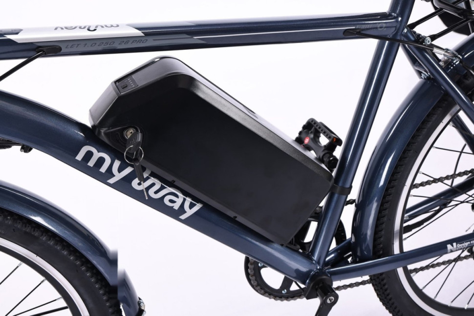 Электровелосипед MyWay Let 1.0 250 26 Pro (синий)