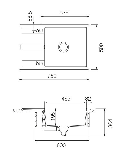 Кухонная мойка Schock Optima 60D Max саббиа