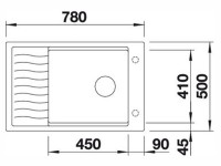 Кухонная мойка Blanco Elon XL 6 S SILGRANIT PuraDur белый