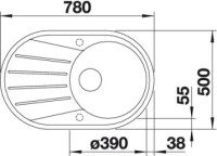 Кухонная мойка Blanco Tamos 45S шампань