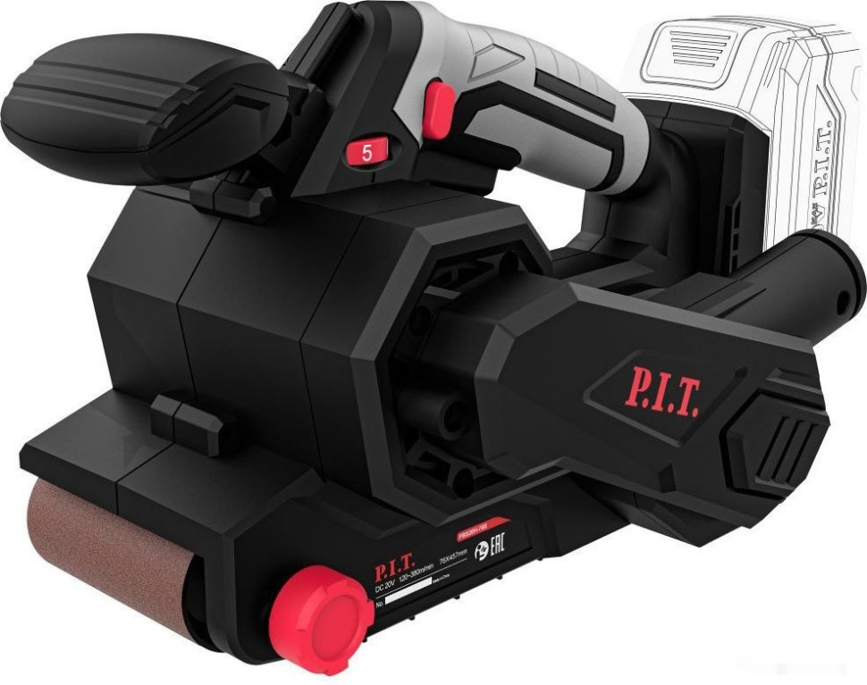 Угловая шлифмашина P.I.T. PBS20H-75B Solo (без АКБ)
