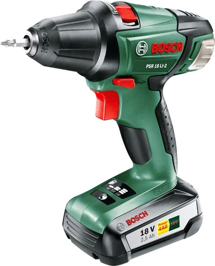 Дрель-шуруповерт Bosch PSR 18 LI-2