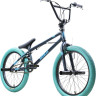 Велосипед Stark Madness BMX 2 2025 (темно-еловый/матовый голубой/голубой)