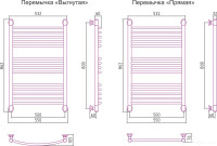 Полотенцесушитель Сунержа Богема+ 800x500 30-0220-8050