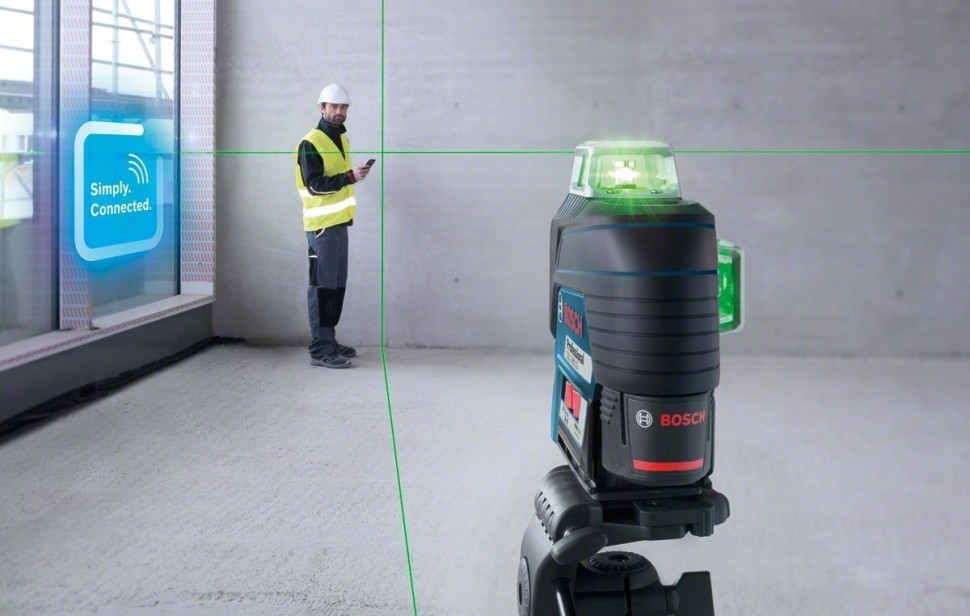 Лазерный нивелир Bosch GLL 3-80 CG Professional (с держателем BM 1)