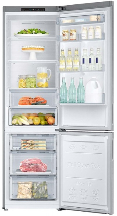 Холодильник с морозильником Samsung RB37A5001SA