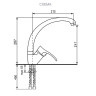 Смеситель Ulgran U-001 309 (ТЕМНО-СЕРЫЙ)