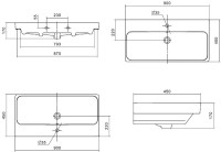 Умывальник Santek Адриана-90 1.WH50.1.629