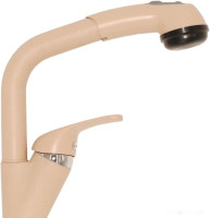 Смеситель Polygran Высокая лейка (бежевый 27)