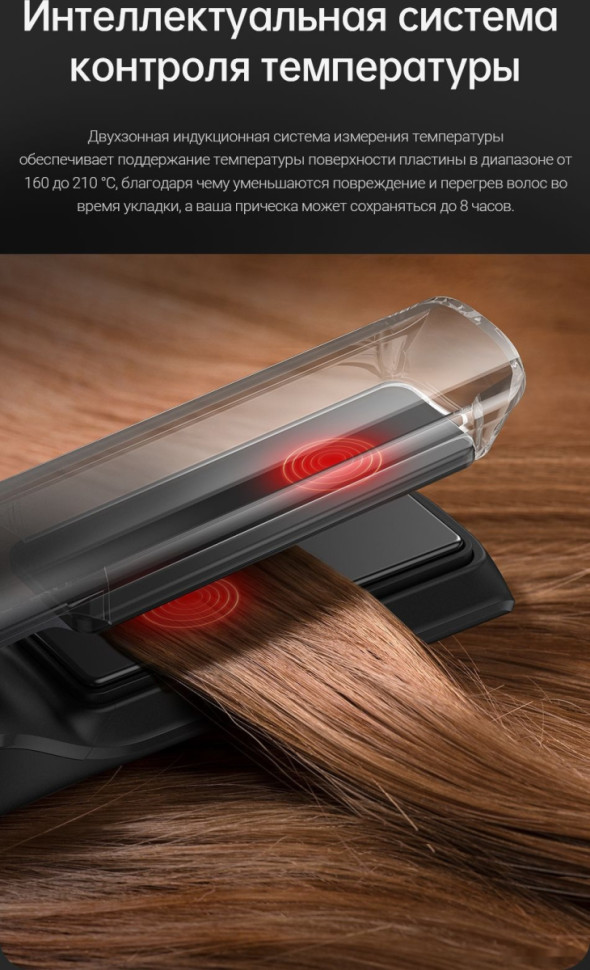 Выпрямитель Dreame Unplugged Cordless Hair Straightener AST14A (черный)