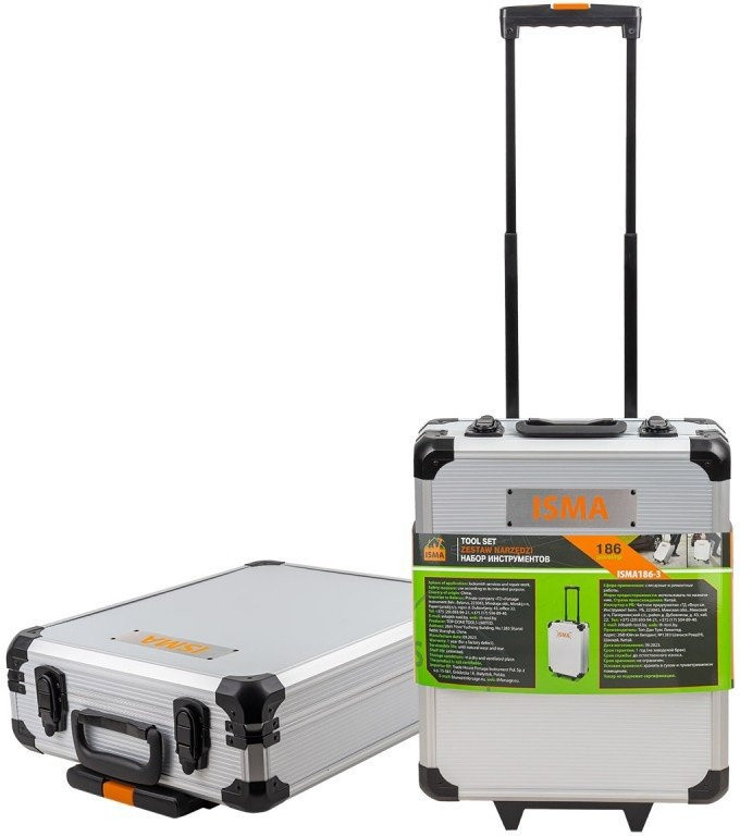 Универсальный набор инструментов ISMA 186-3(57361) (186пр)