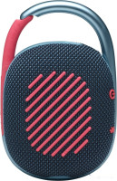 Портативная акустика JBL Clip 4 (темно-синий/розовый)