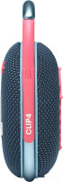 Портативная акустика JBL Clip 4 (темно-синий/розовый)