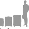 Чемодан-спиннер 90 Ninetygo Rhine Pro Luggage 28 (серый)