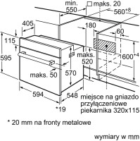 Духовой шкаф Bosch HBF134YS1