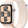 Умные часы Apple Watch SE 2 44 мм (алюминиевый корпус, звездный свет/звездный свет, нейлоновый ремешок)