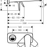 Смеситель Hansgrohe Talis E 71734670 (черный матовый)