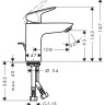 Смеситель Hansgrohe Logis 71100000