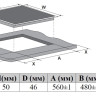 Варочная панель Weissgauff HI 649 Dual Flex Premium
