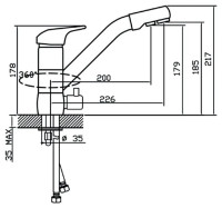 Смеситель Ekko E4304