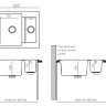 Кухонная мойка Polygran Brig 620 (светло-серый)