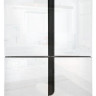 Четырёхдверный холодильник Ginzzu NFK-500 White glass