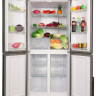 Четырёхдверный холодильник Ginzzu NFK-500 White glass