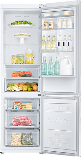 Холодильник с морозильником Samsung RB37A5400WW/WT