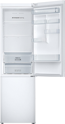 Холодильник с морозильником Samsung RB37A5400WW/WT