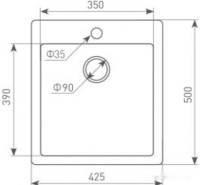 Кухонная мойка Zigmund &amp; Shtain Platz 425 (молодое шампанское)