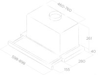 Вытяжка Elica Elite 26 IX/A/90/VT PRF0094215B